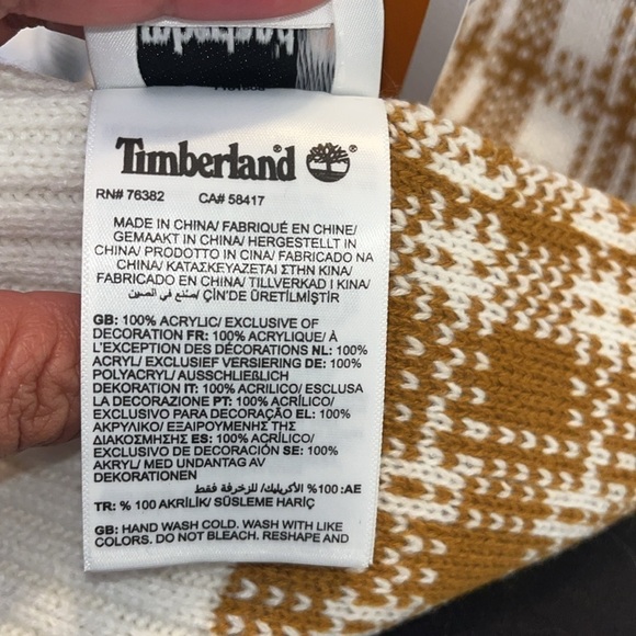 Timberland PLAID SCARF - Picture 11 of 11